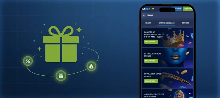 Bono de bienvenida para casino 1xBet